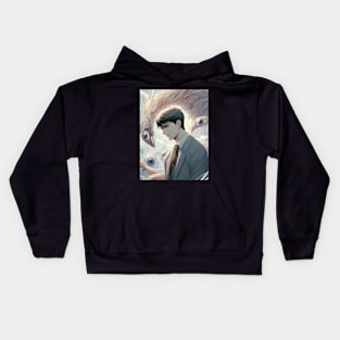 Anime Wonderland: Whimsical Art Prints Featuring Manga-Inspired Designs for Otaku Bliss! Kids Hoodie